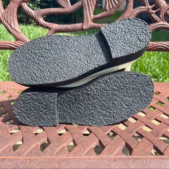 NWT Staud Palamino Elastic Gore Insets Chelsea Boots Ivory Size 8M - Picture 12 of 13